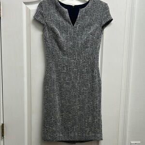 Banana Republic Factory 00P Navy Tweed Dress
